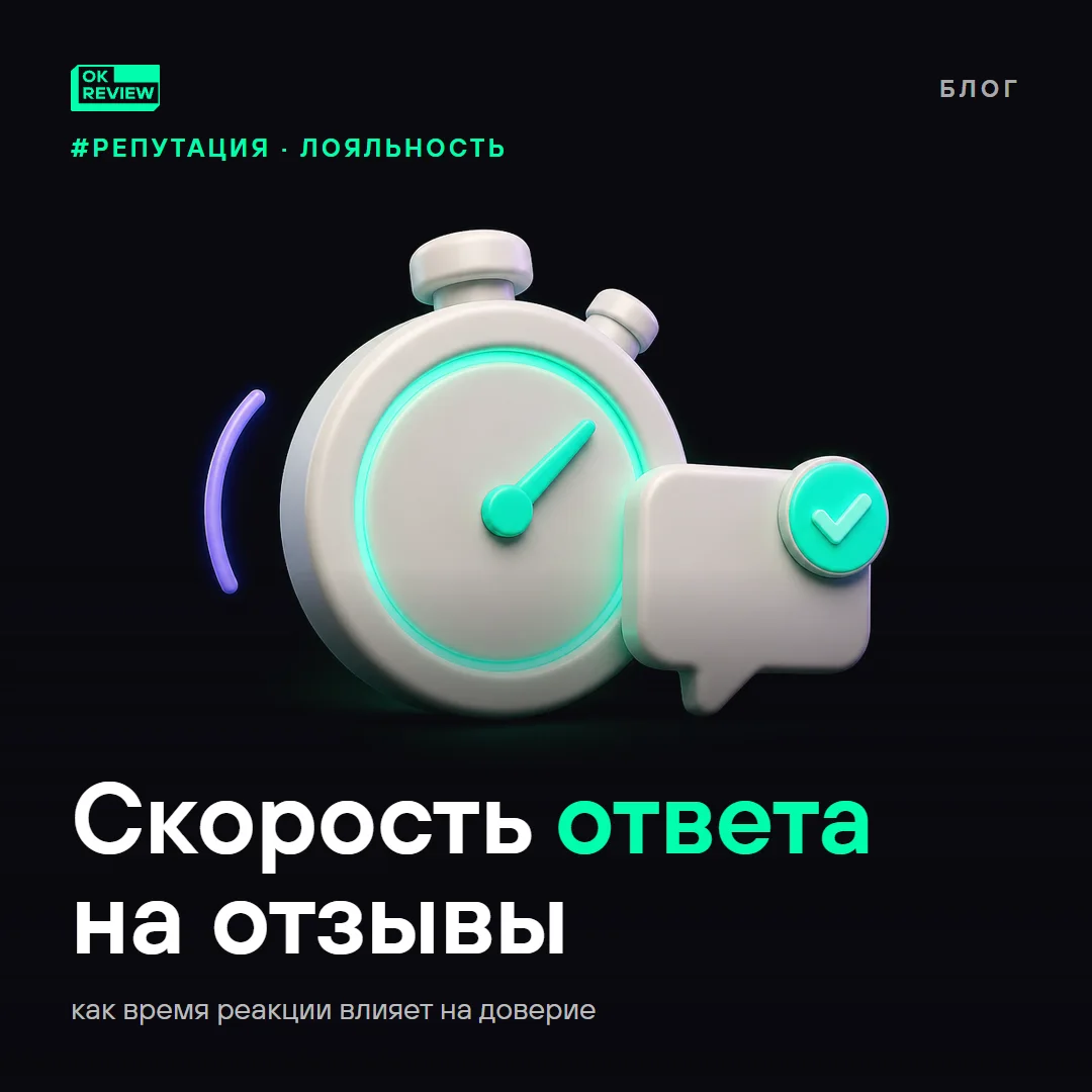 Скорость ответа на отзывы: как время реакции влияет на лояльность